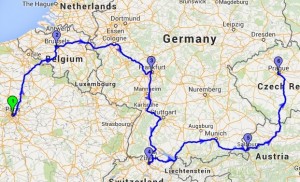 european road trip planner