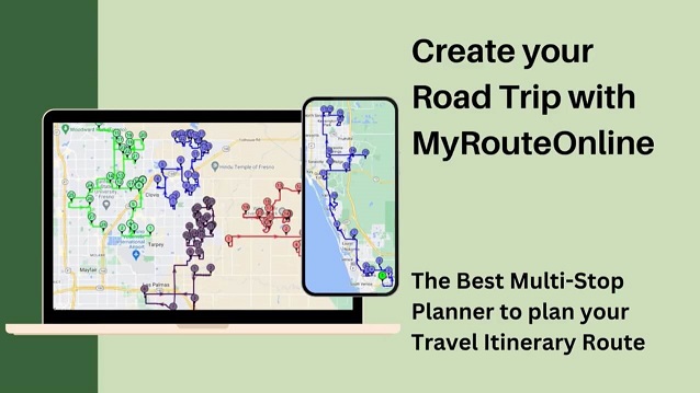 Road Trip Travel Map